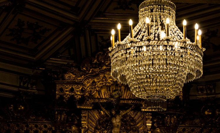 Forest-Reflection Chandelier